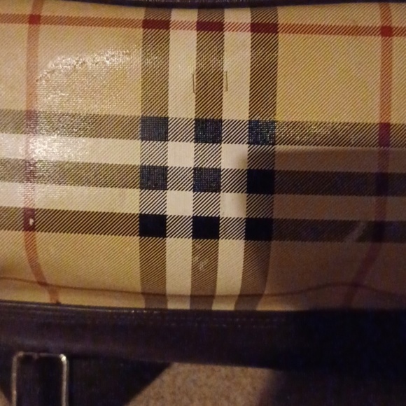 > Plaid Tan and Black Backpack - Picture 3 of 16